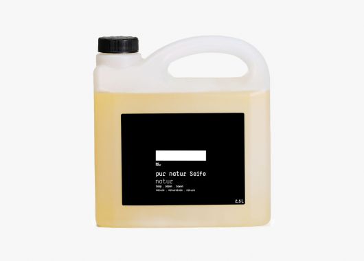 Kanister mit pur natur Seife natur 2,5 Liter