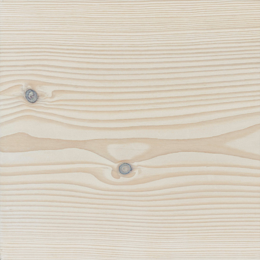 Sample of a Douglas board with »Select« grade type, leached »White« and soaped »White«